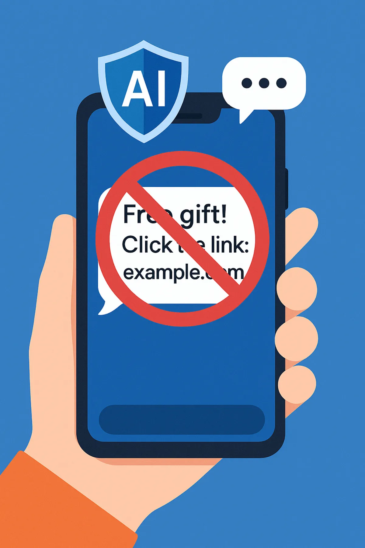 스마트폰 AI로 악성문자 차단 이미지 글 대표 이미지