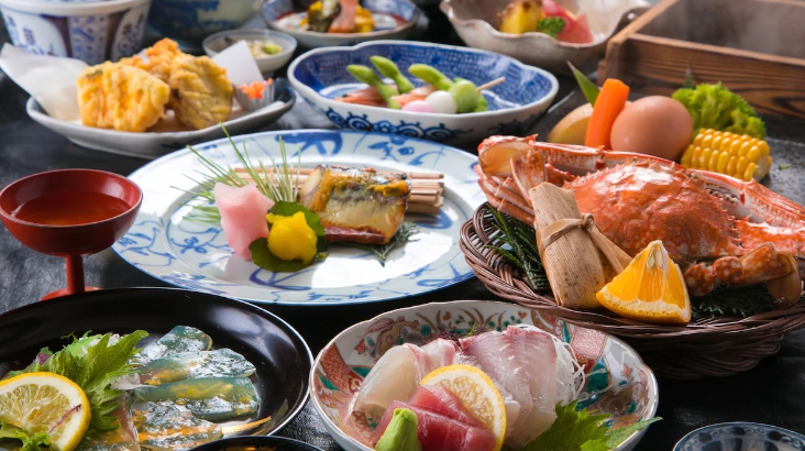 쿠니사키소의 카이세키 요리