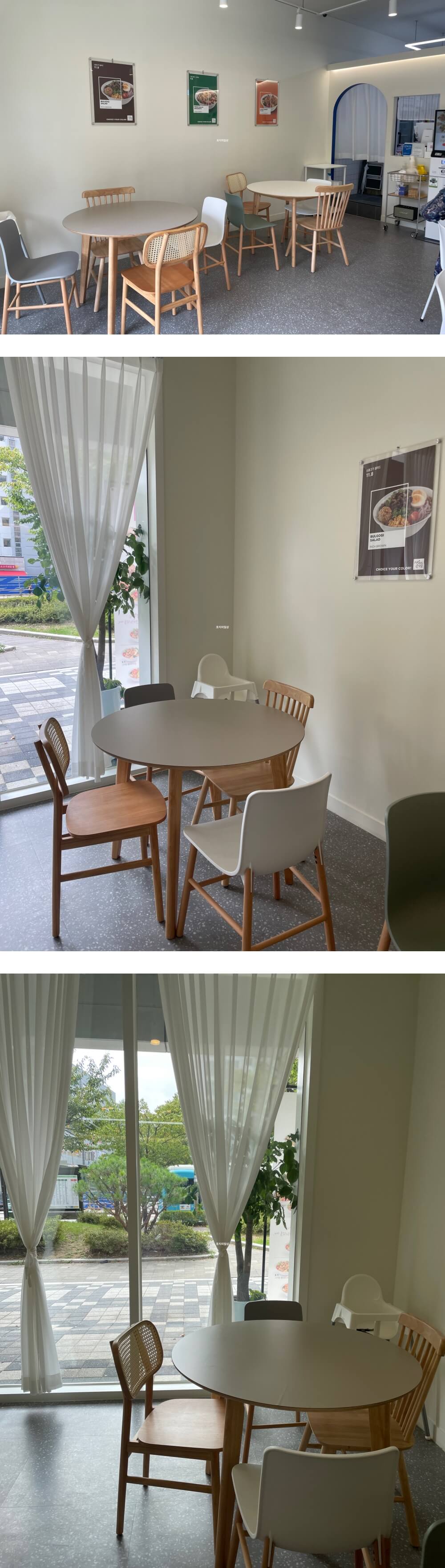 수원 호매실 맛집 샐러드 식당 - 매장 내부 좌석 모습