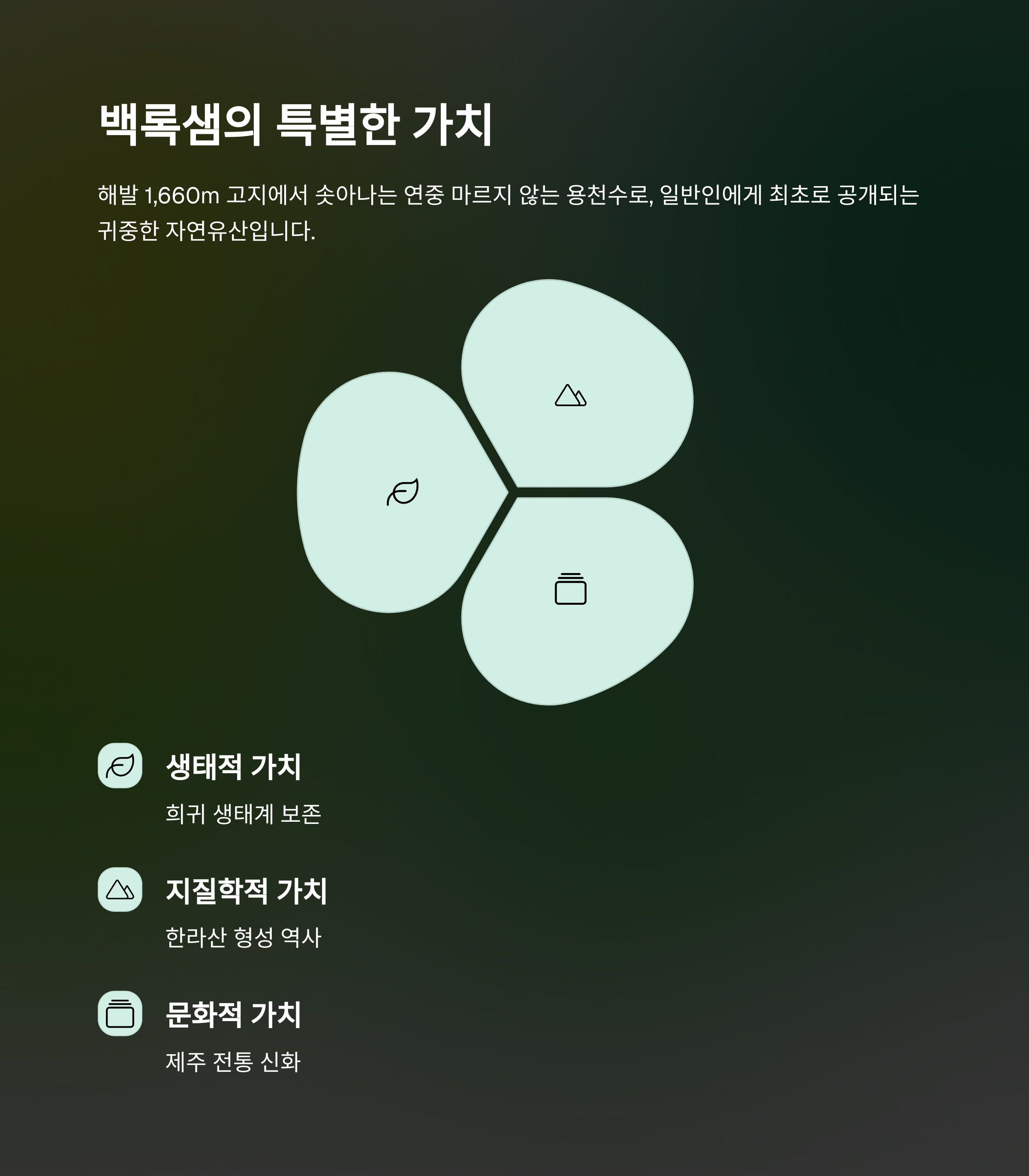 백록샘 접수