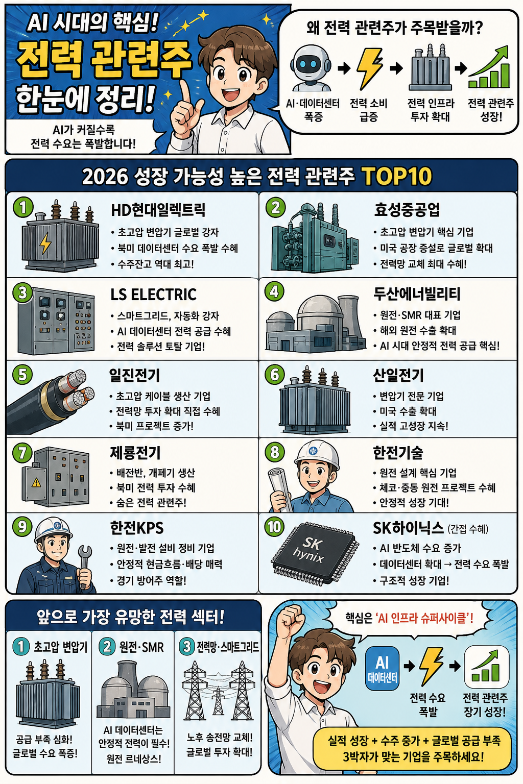 전력관련주정리