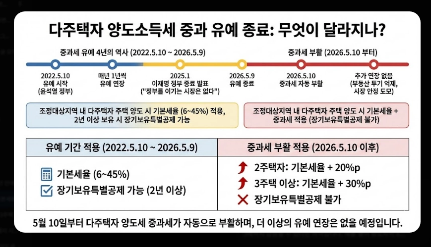 다주택자 양도소득세 절세방법 [억대 절세 사례] 사례별 계산기 활용 및 2026년 전략