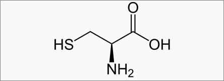 L-시스틴 화학구조