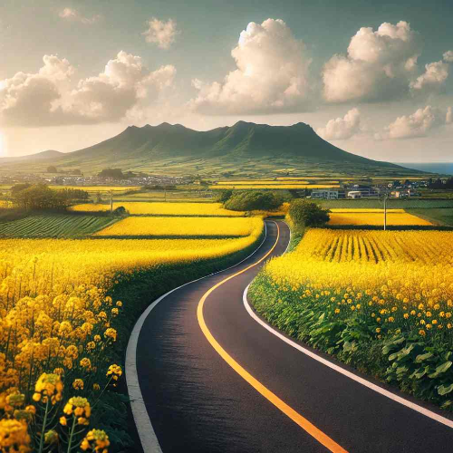 녹산로 유채꽃길