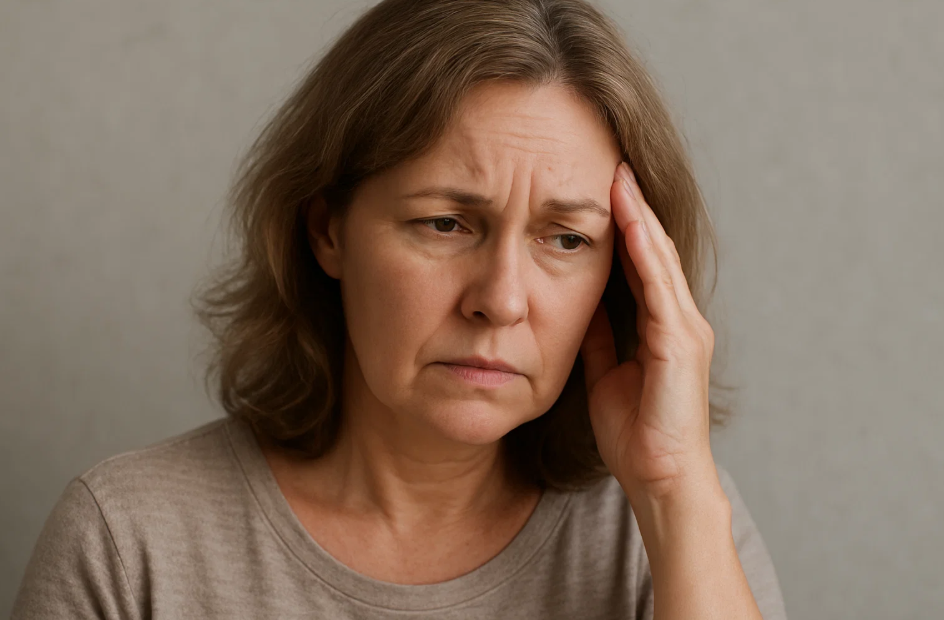 갱년기 여성 사진