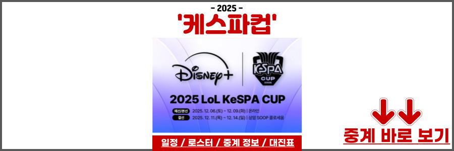 케스파컵 일정