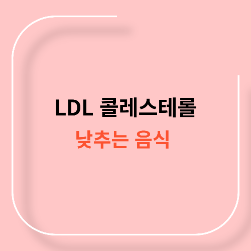 LDL 콜레스테롤 낮추는 음식11