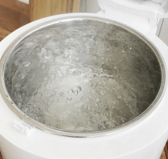 스텐팟 가열식 가습기 물 끓이는 모습