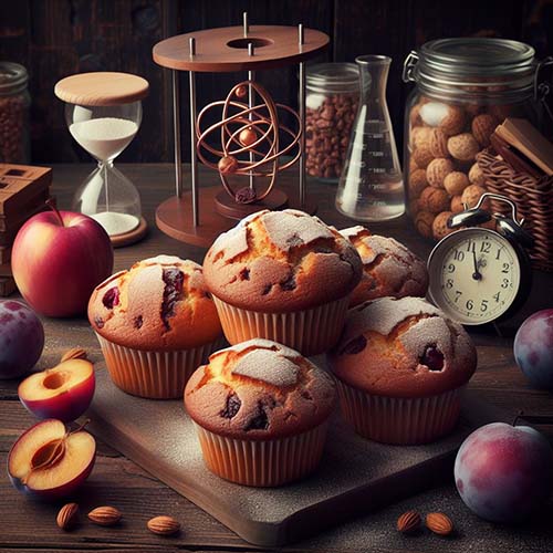 퀴리-쿠키와-자두 -머핀