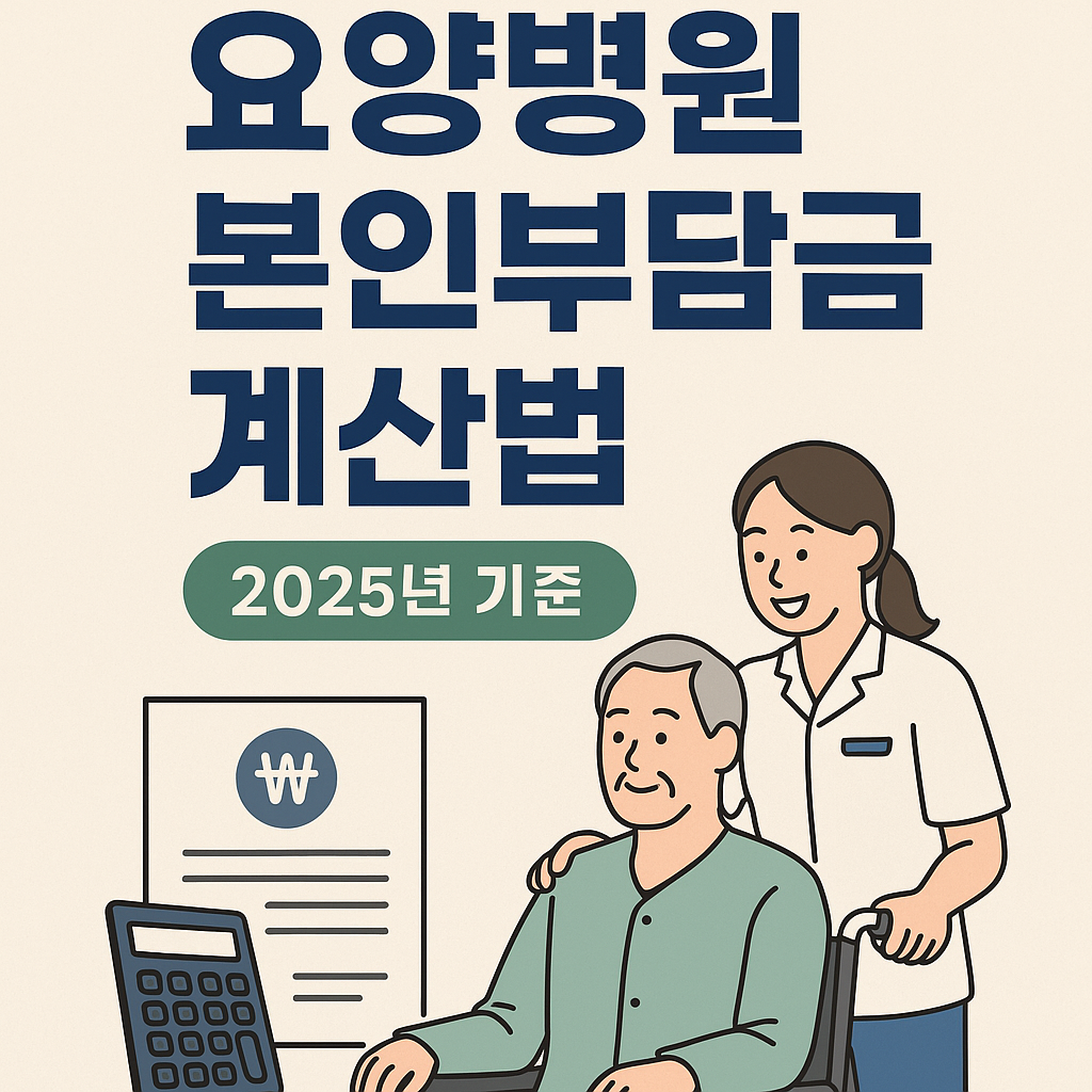요양병원 본인부담금 계산법 2025년 최신 가이드