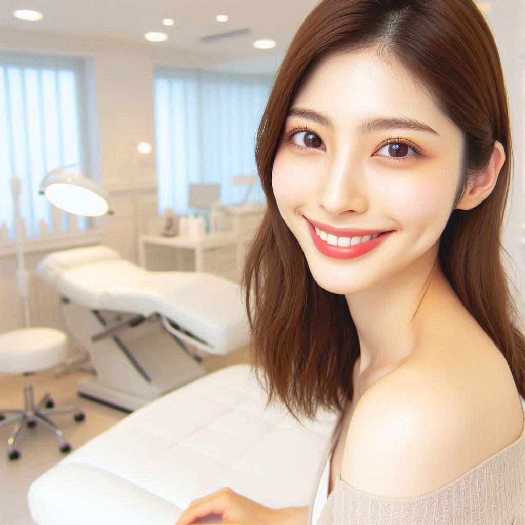 피부,체형관리 샵 배경
