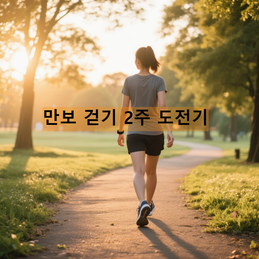 만보걷기 2주 도전기