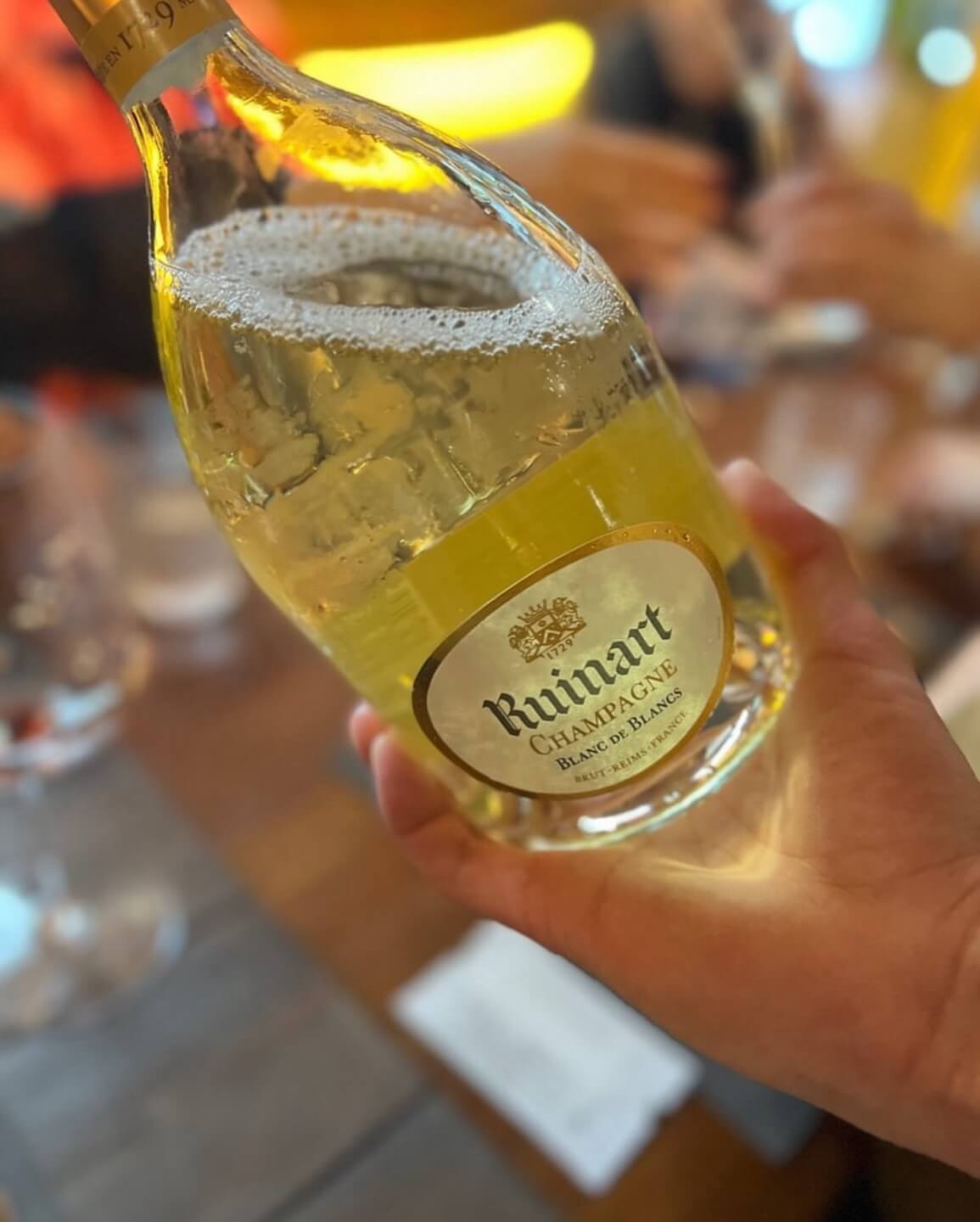 ๋คผ์ด๋๋ฅด ๋ธ๋ ๋ ๋ธ๋ ์ดํ์ธ๏ฝRuinart Blanc de Blancs Champagne, Champagne, France