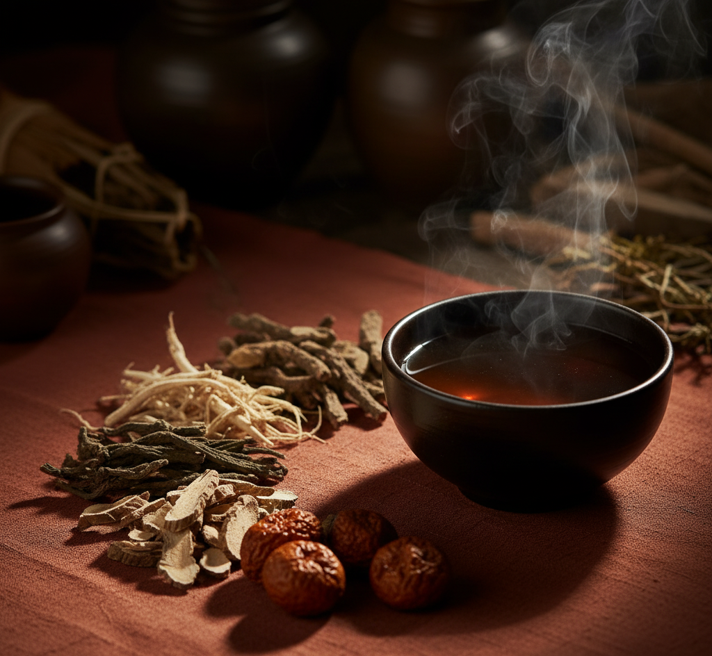 황련해독탕의 4가지 약재 성분과 작용 기전