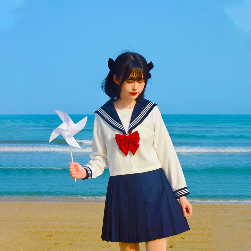 칸타유니버스 세라복 세트 일본 교복 세일러복 졸업사진