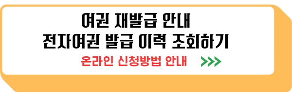 여권 발급 준비물 비용 소요기간
