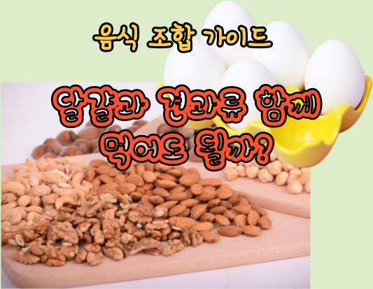 달걀과 견과류 함께 먹어도 될까? 음식 조합 가이드