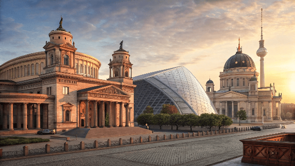 유럽 건축스타일로 본 건축가 트렌드 (스타일, 현대성, 유산)