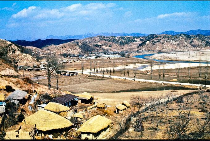 안동.임하면 수몰 전 마을 전경