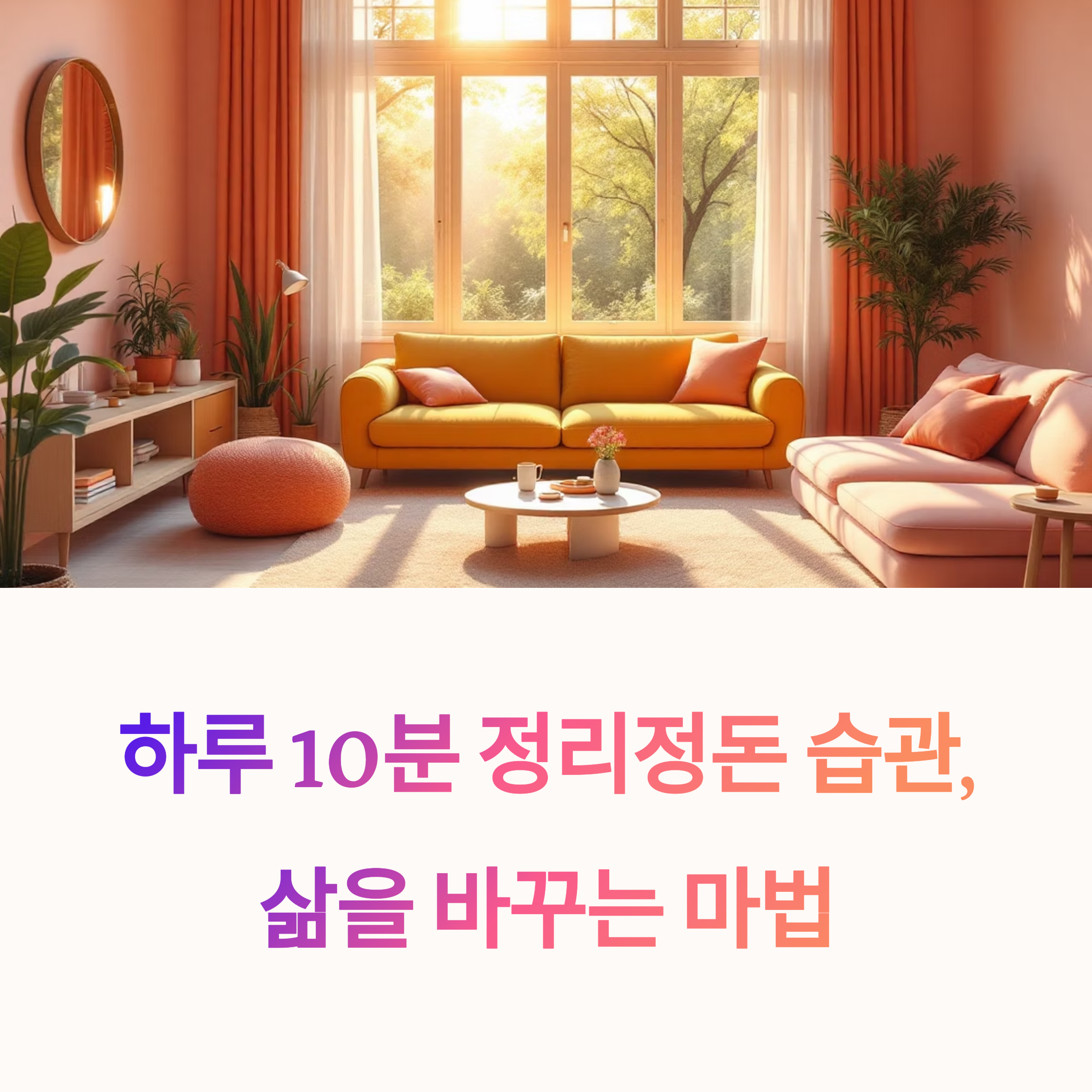 하루 10분 정리정돈 습관, 삶을 바꾸는 마법