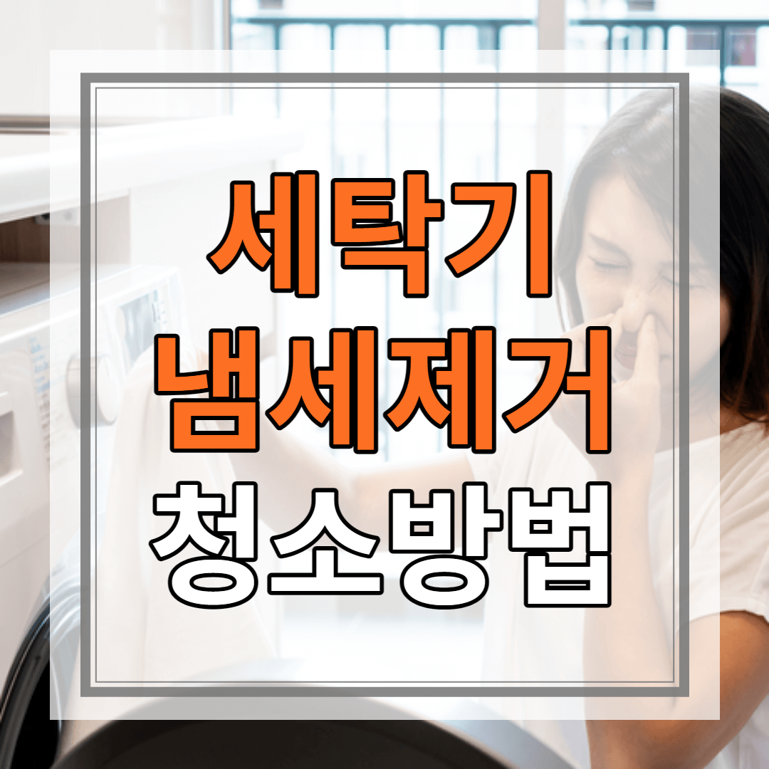 세탁기 청소하는 방법