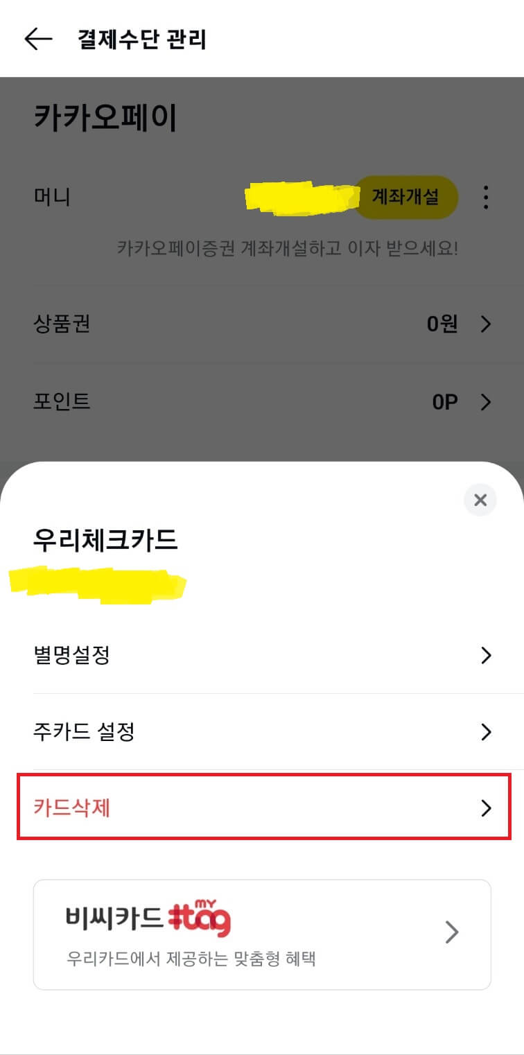 카카오택시 결제방법