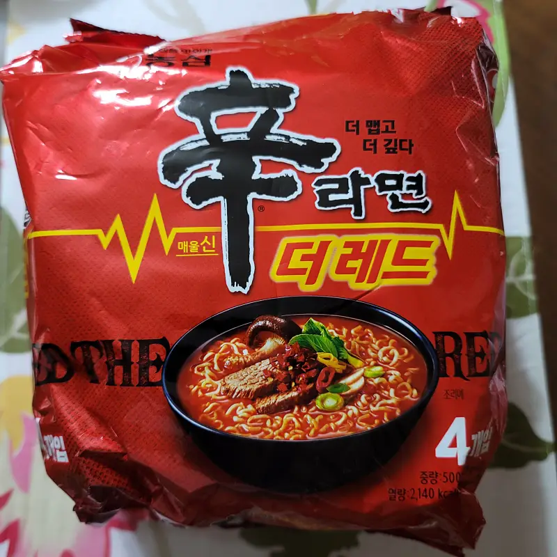 신라면-더레드-4개들이-팩