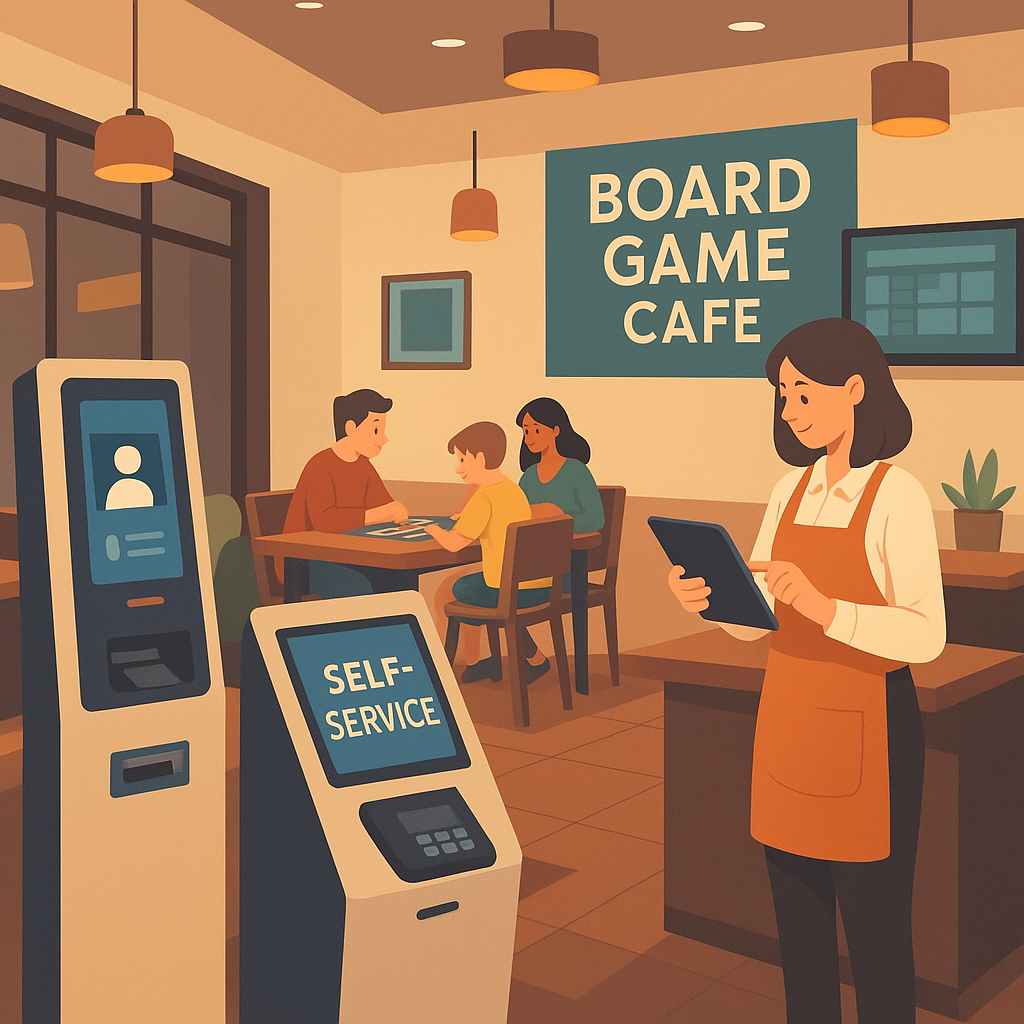 보드게임카페 일러스트사진