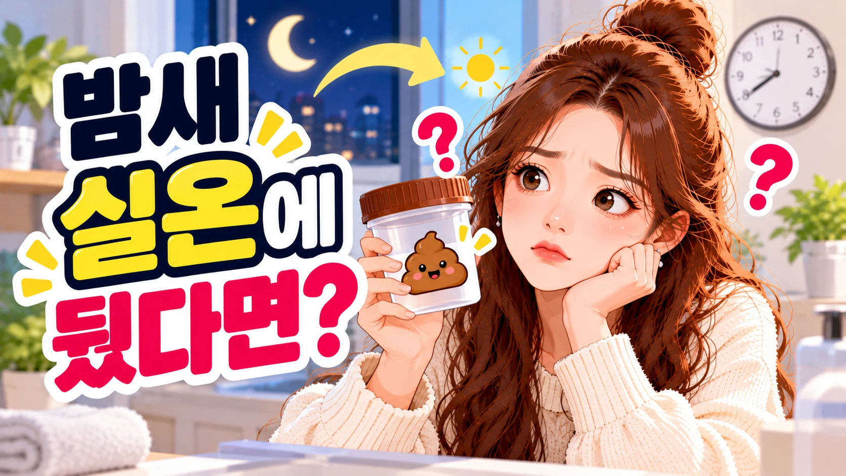 대변검사-밤새실온보관