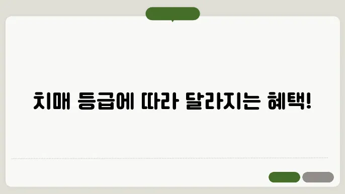 치매 등급별 혜택