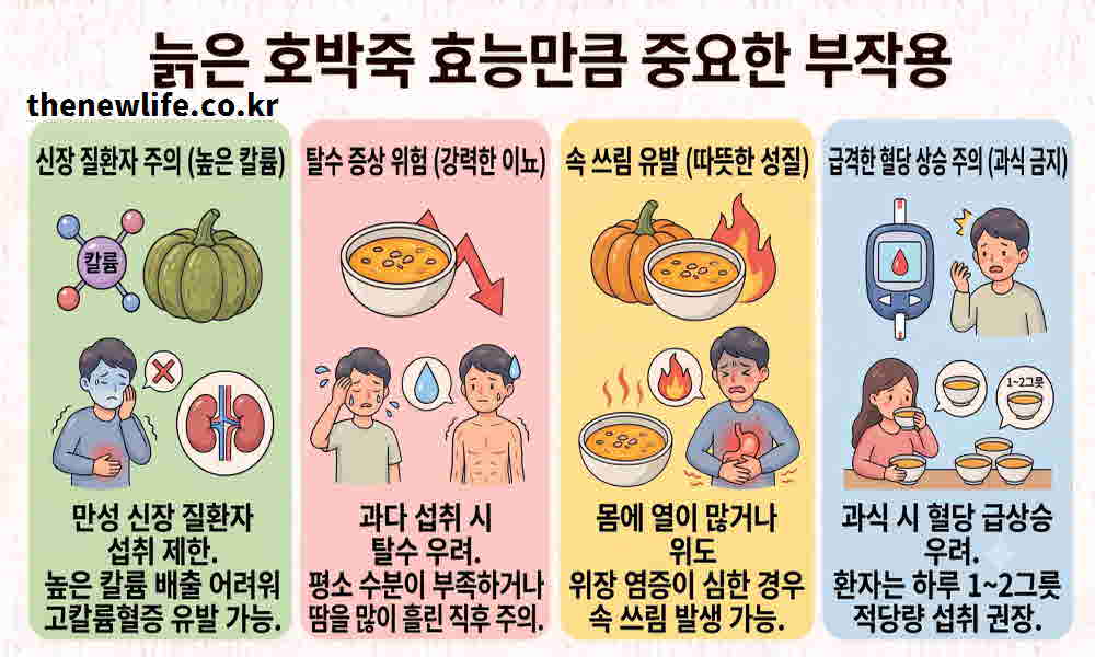 늙은 호박죽 효능 부작용