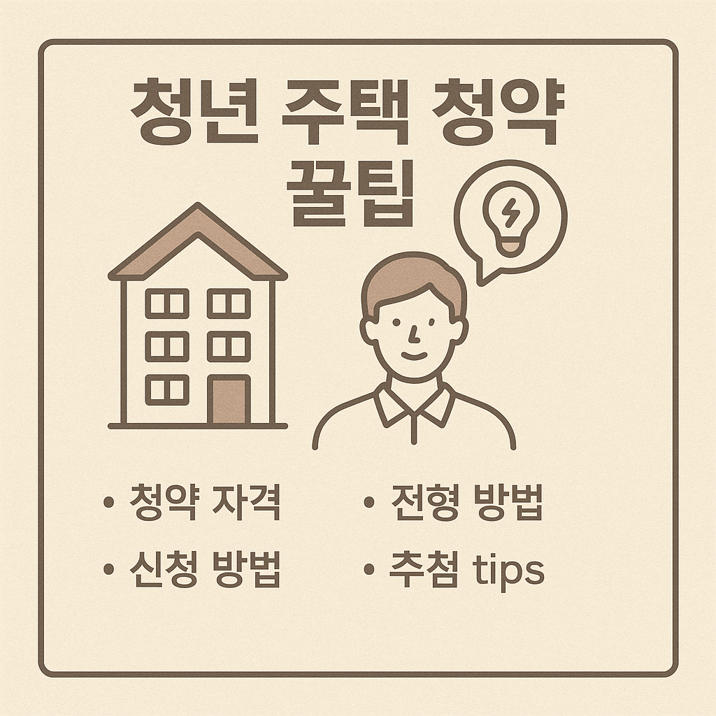 청년 주택 청약 꿀팁 &amp; 특별공급 대상자 정보