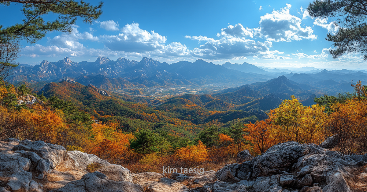구병산의 사계절