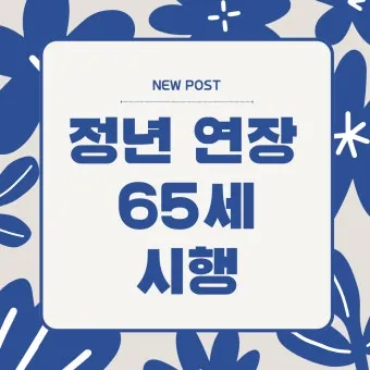 정년연장 65세 시행 시기 2025년 최신판_16