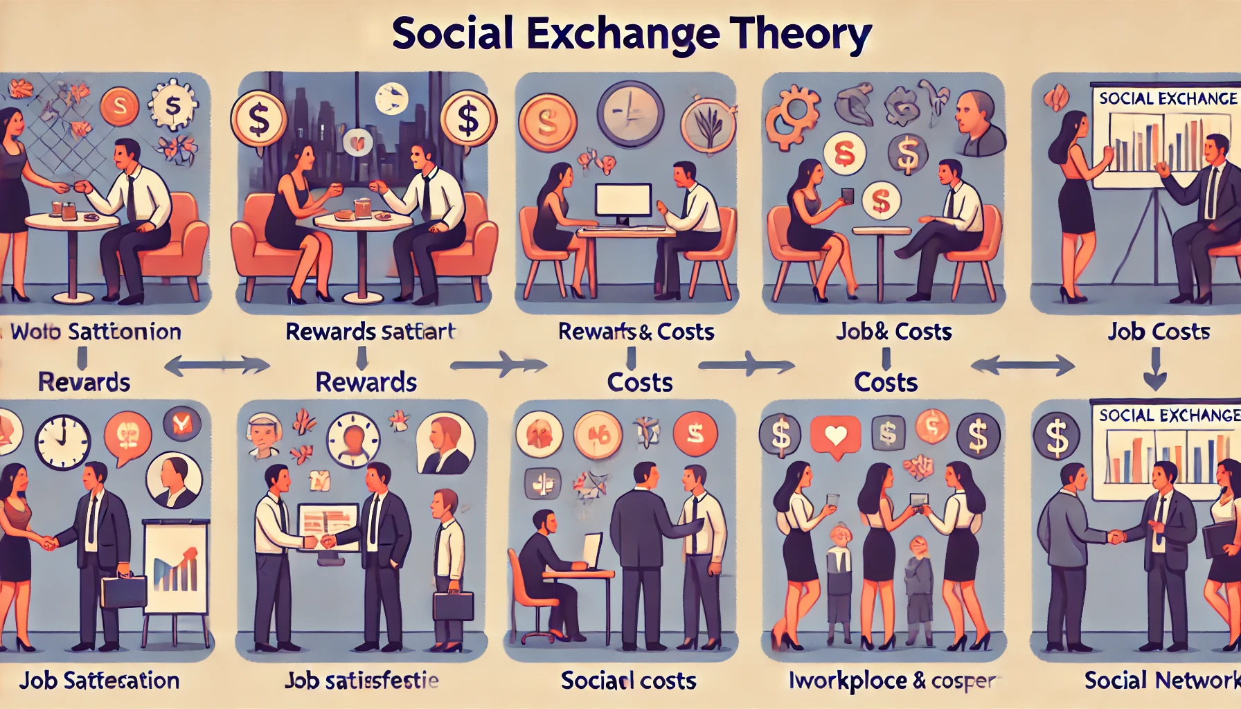 사회적 교환 이론 (Social Exchange Theory)과 예시: 4. 사회적 교환 이론의 적용 예시
