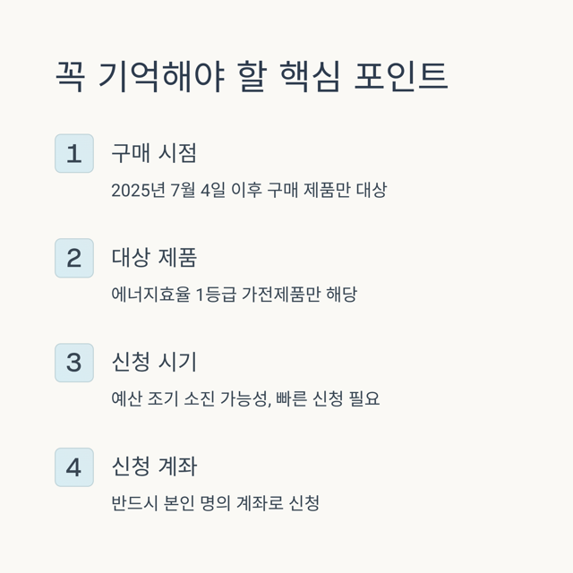 으뜸효율 가전제품 환급 신청