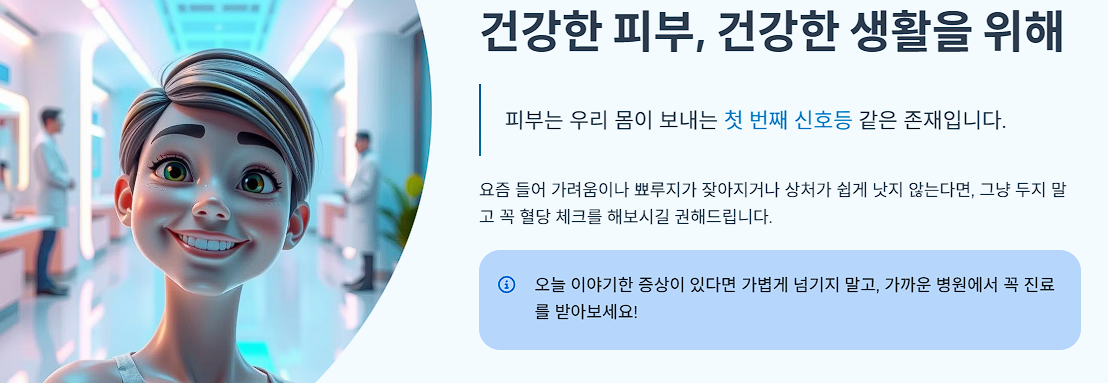 건강한 피부, 건강한 생활을 위해
