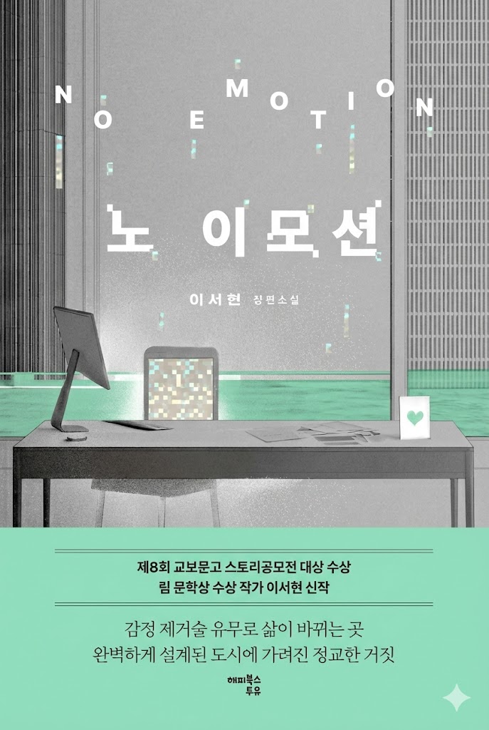 제8회 교보문고 스토리공모전 대상 수상작 이서현 장편소설 노 이모션 도서 표지