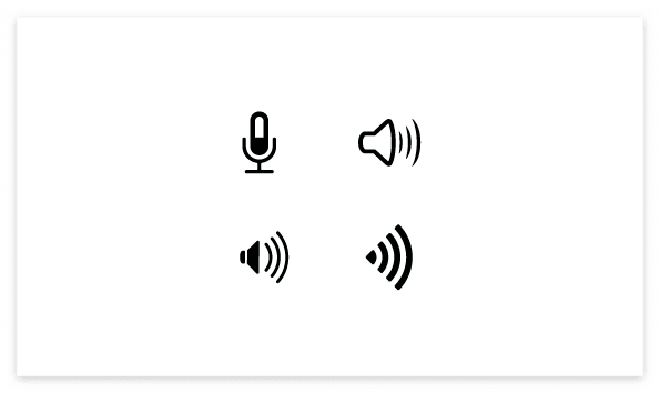 Free Icon vector source : sound, microphone, sign