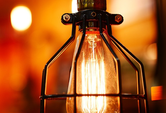 Edison bulb give a warm glow that adds to the mood in the room.