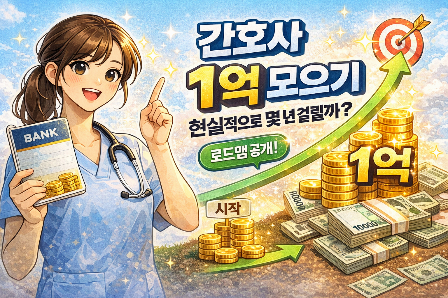 [너스앤 머니 06] 간호사 1억 모으기 로드맵, 현실적으로 몇 년 걸릴까?