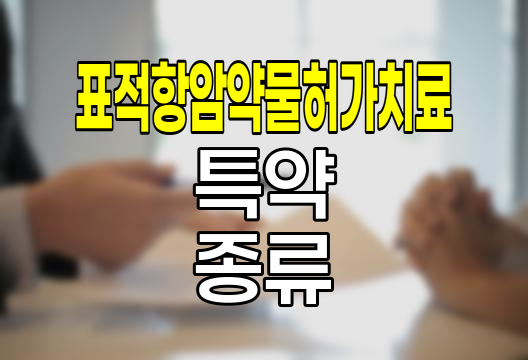 현대해상 표적항암약물허가치료 특약의 종류와 특징