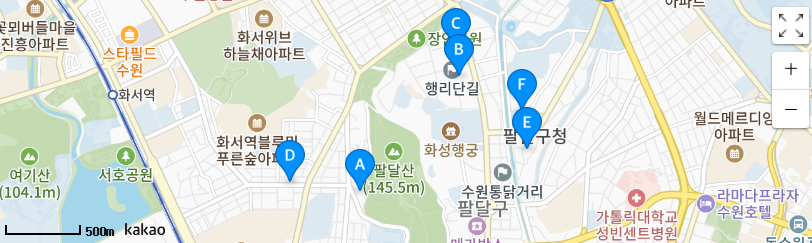 팔달산 공영주차장