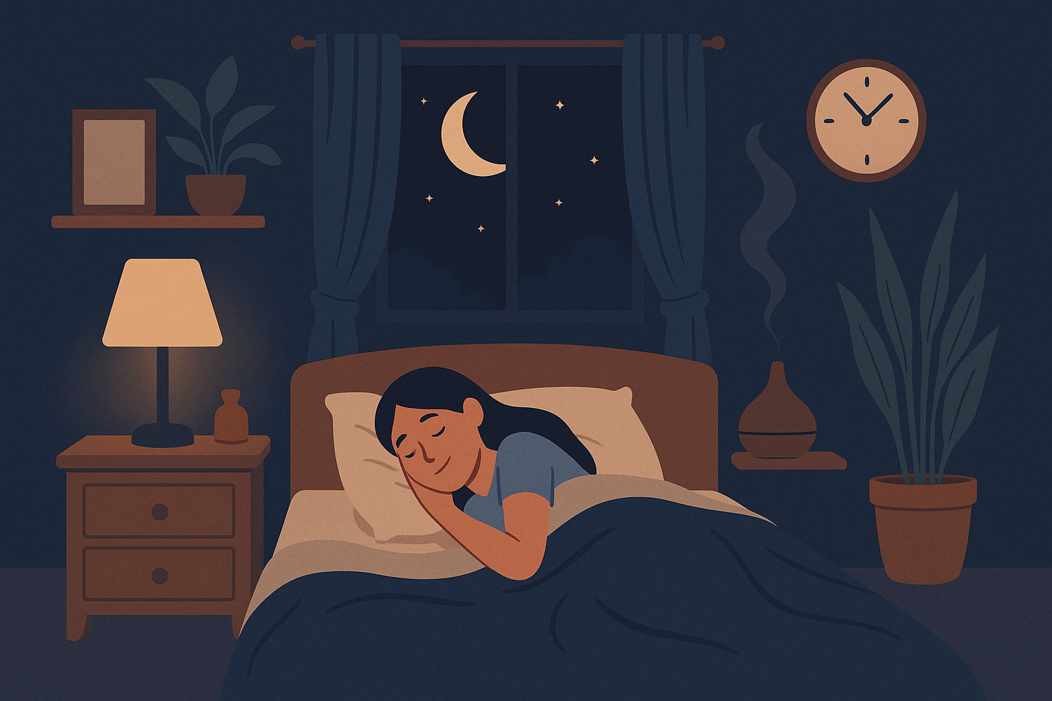 숙면을 부르는 방 – 침실의 조명, 온도, 향기까지