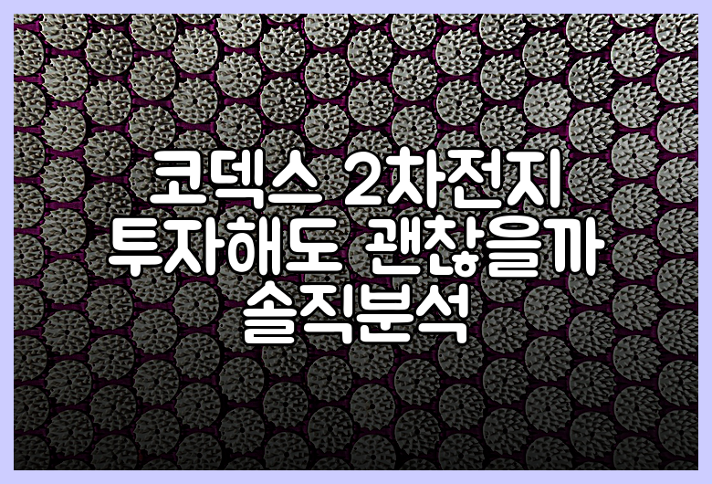 코덱스 2차전지 투자해도 괜찮을까 솔직분석