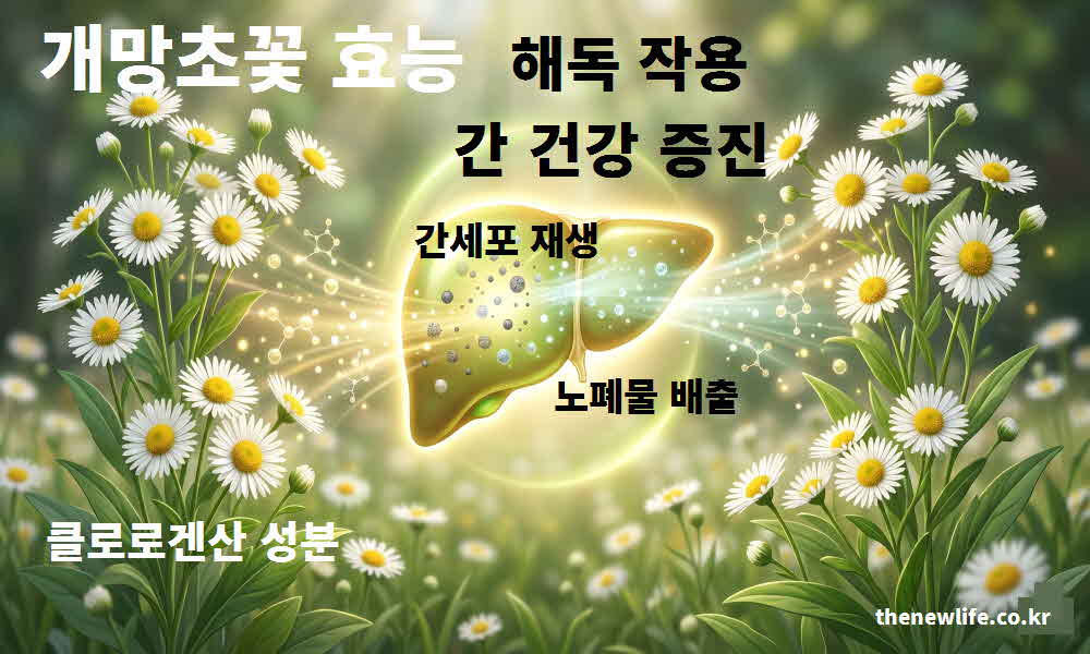 개망초꽃 효능 해독 작용 간 건강 증진