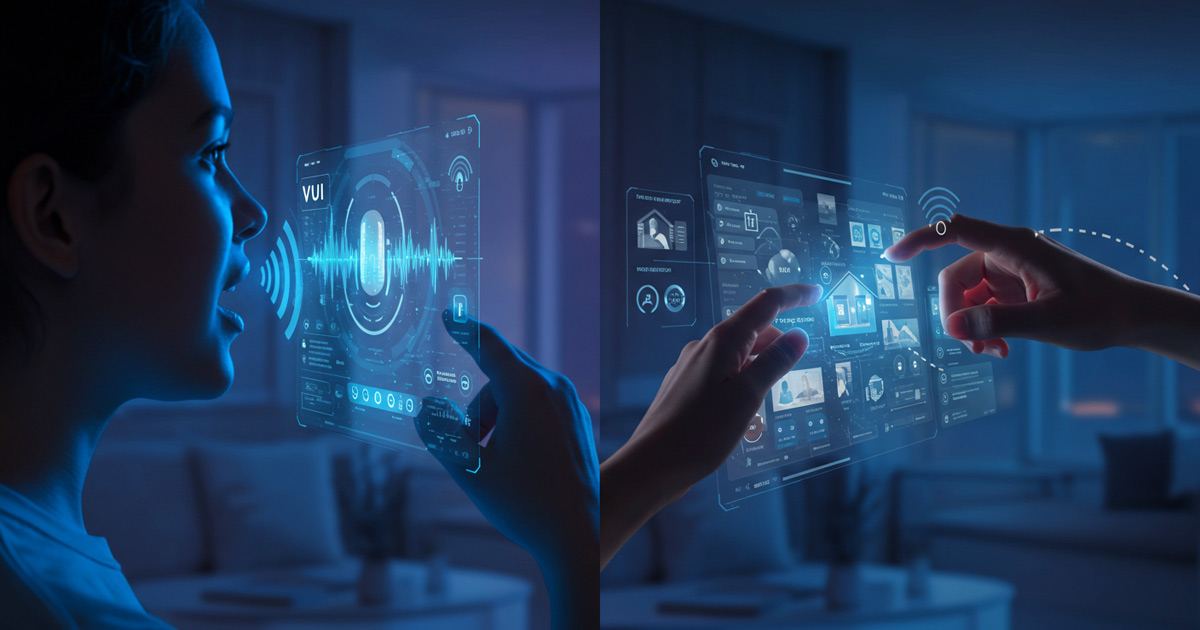 음성 및 제스처 기반 UI: 터치 없는 미래의 인터페이스