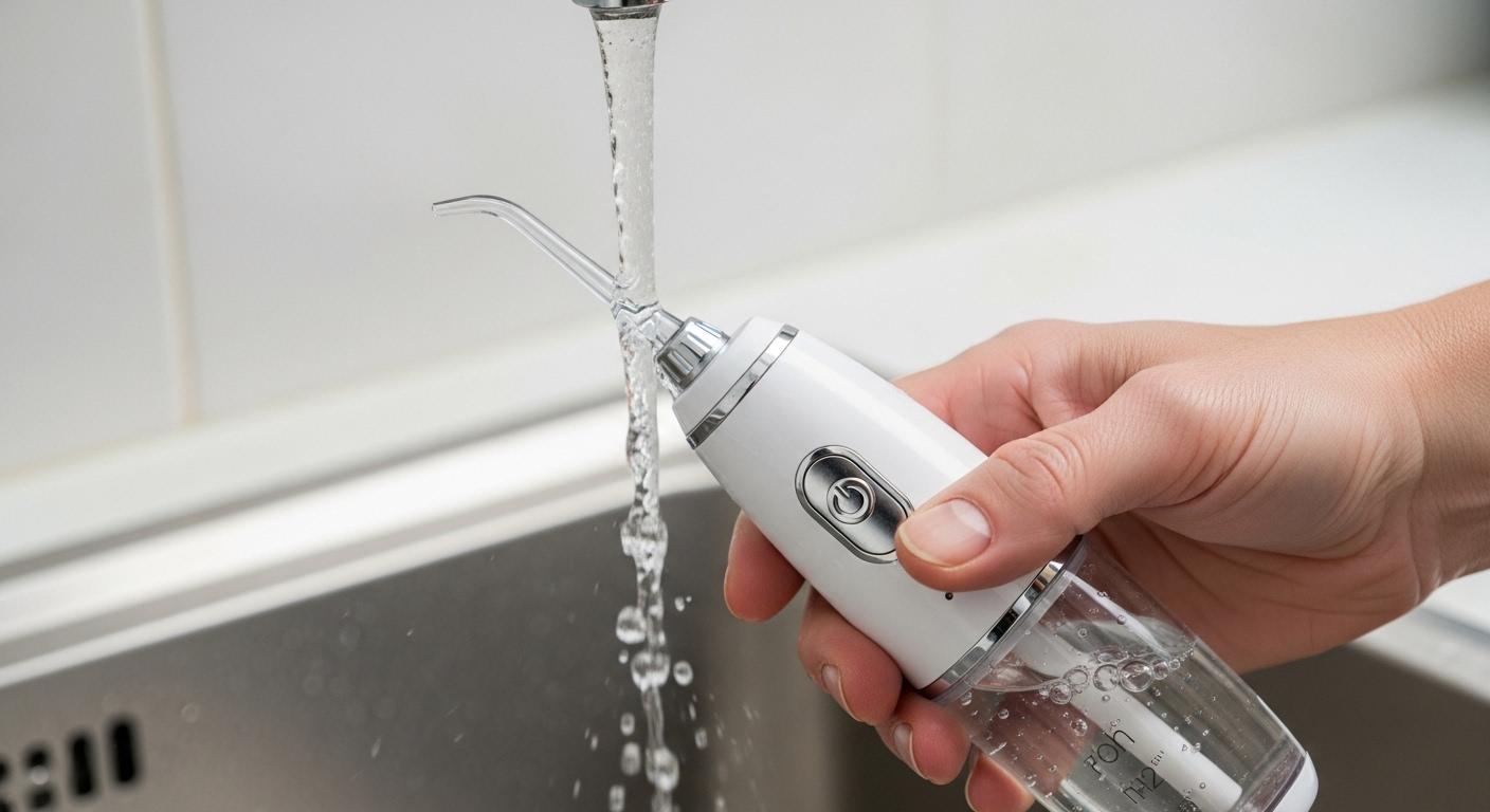 약한 수압 충전식 구강세정기 문제 해결