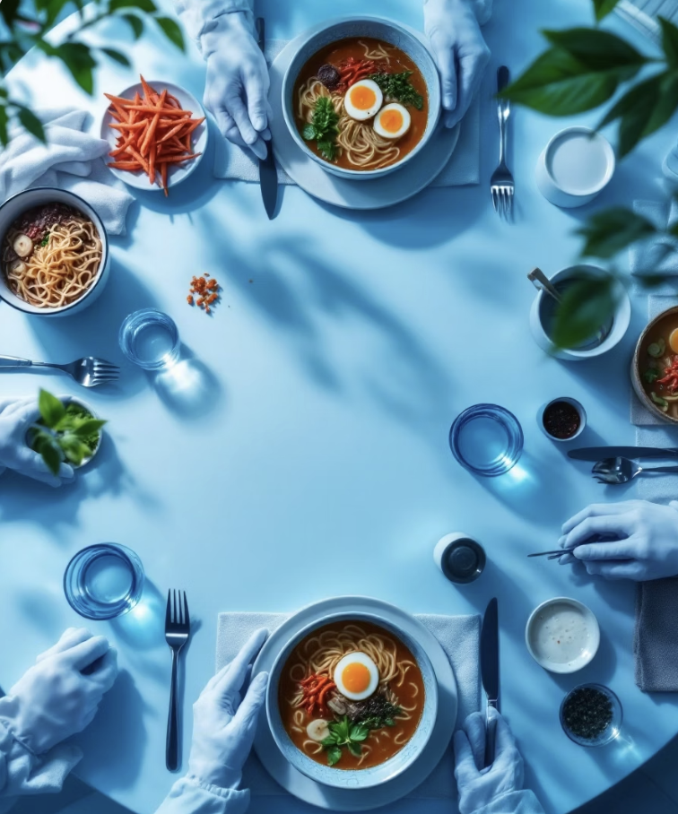 범인 둘 : 짜게 먹은 어젯밤의 흔적