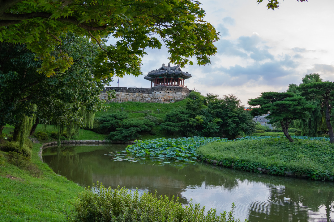방화수류정 여름